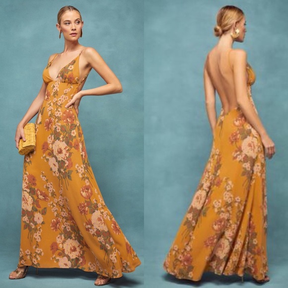 Reformation Dresses & Skirts - Reformation Modena maxi dress gown floral 12